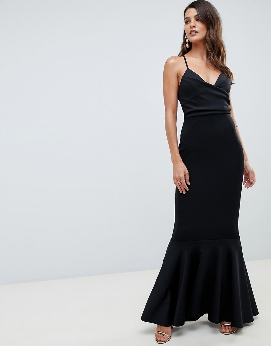 Robe De Soirée Noire Asos Design