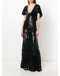 Robe de soirée noire Temperley London