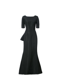 Robe de soirée noire Carolina Herrera