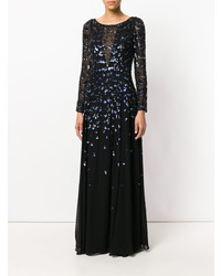 Robe de soirée noire Temperley London