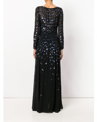 Robe de soirée noire Temperley London