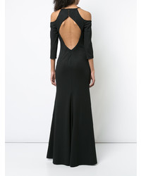 Robe de soirée noire Zac Zac Posen