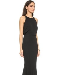 Robe de soirée noire Badgley Mischka