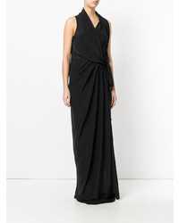 Robe de soirée noire Rick Owens