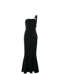 Robe de soirée noire Dvf Diane Von Furstenberg
