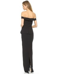 Robe de soirée noire Black Halo