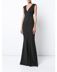 Robe de soirée noire Zac Zac Posen