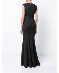 Robe de soirée noire Zac Zac Posen