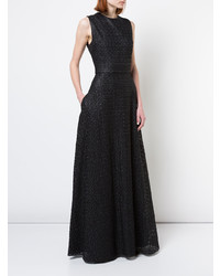 Robe de soirée noire Christian Siriano