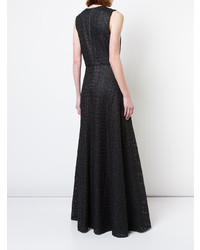 Robe de soirée noire Christian Siriano