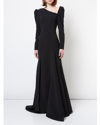 Robe de soirée noire Christian Siriano