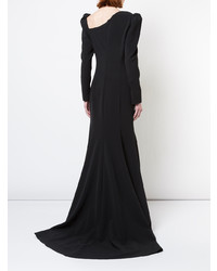 Robe de soirée noire Christian Siriano