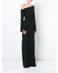 Robe de soirée noire Zac Zac Posen