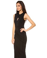 Robe de soirée noire Donna Karan