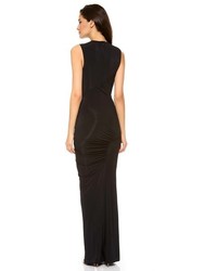 Robe de soirée noire Donna Karan