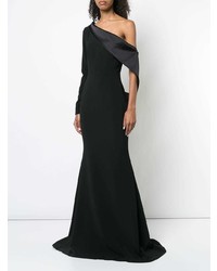 Robe de soirée noire Christian Siriano