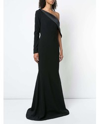 Robe de soirée noire Christian Siriano