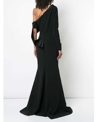 Robe de soirée noire Christian Siriano