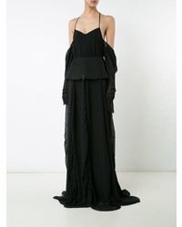 Robe de soirée noire Vera Wang