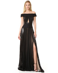 Robe de soirée noire J. Mendel