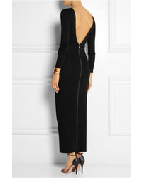 Robe de soirée noire Balmain