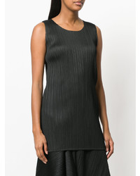 Robe de soirée noire Pleats Please By Issey Miyake