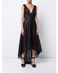 Robe de soirée noire Marchesa Notte