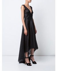 Robe de soirée noire Marchesa Notte