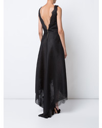 Robe de soirée noire Marchesa Notte