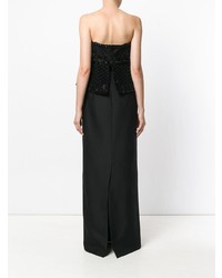 Robe de soirée noire Alberta Ferretti