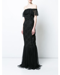 Robe de soirée noire Zac Zac Posen