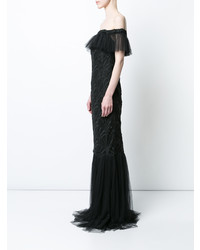 Robe de soirée noire Zac Zac Posen