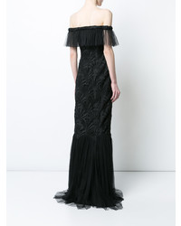 Robe de soirée noire Zac Zac Posen