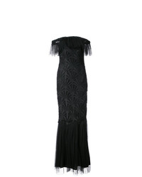 Robe de soirée noire Zac Zac Posen