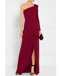 Robe de soirée pourpre foncé Roland Mouret