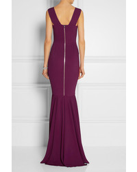 Robe de soirée pourpre foncé Roland Mouret