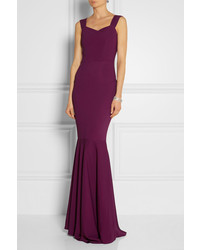 Robe de soirée pourpre foncé Roland Mouret