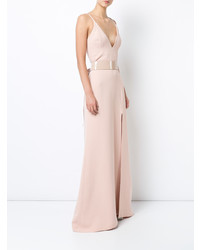 Robe de soirée rose Patbo