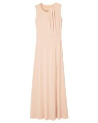 Robe de soirée rose Mango