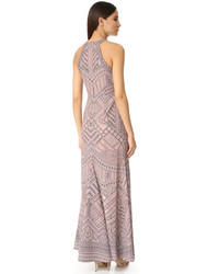 Robe de soirée rose BCBGMAXAZRIA