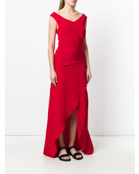 Robe de soirée rouge Chalayan