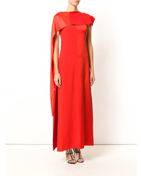 Robe de soirée rouge Dvf Diane Von Furstenberg