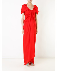 Robe de soirée rouge Paule Ka