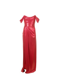 Robe de soirée rouge Marchesa Notte