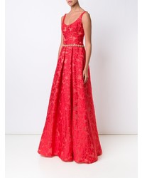 Robe de soirée rouge Marchesa Notte