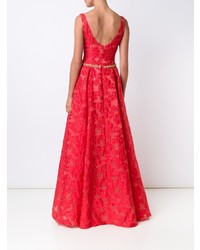 Robe de soirée rouge Marchesa Notte