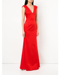 Robe de soirée rouge Zac Zac Posen