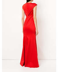 Robe de soirée rouge Zac Zac Posen