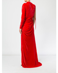 Robe de soirée rouge Monse