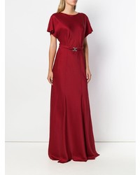 Robe de soirée rouge Alberta Ferretti